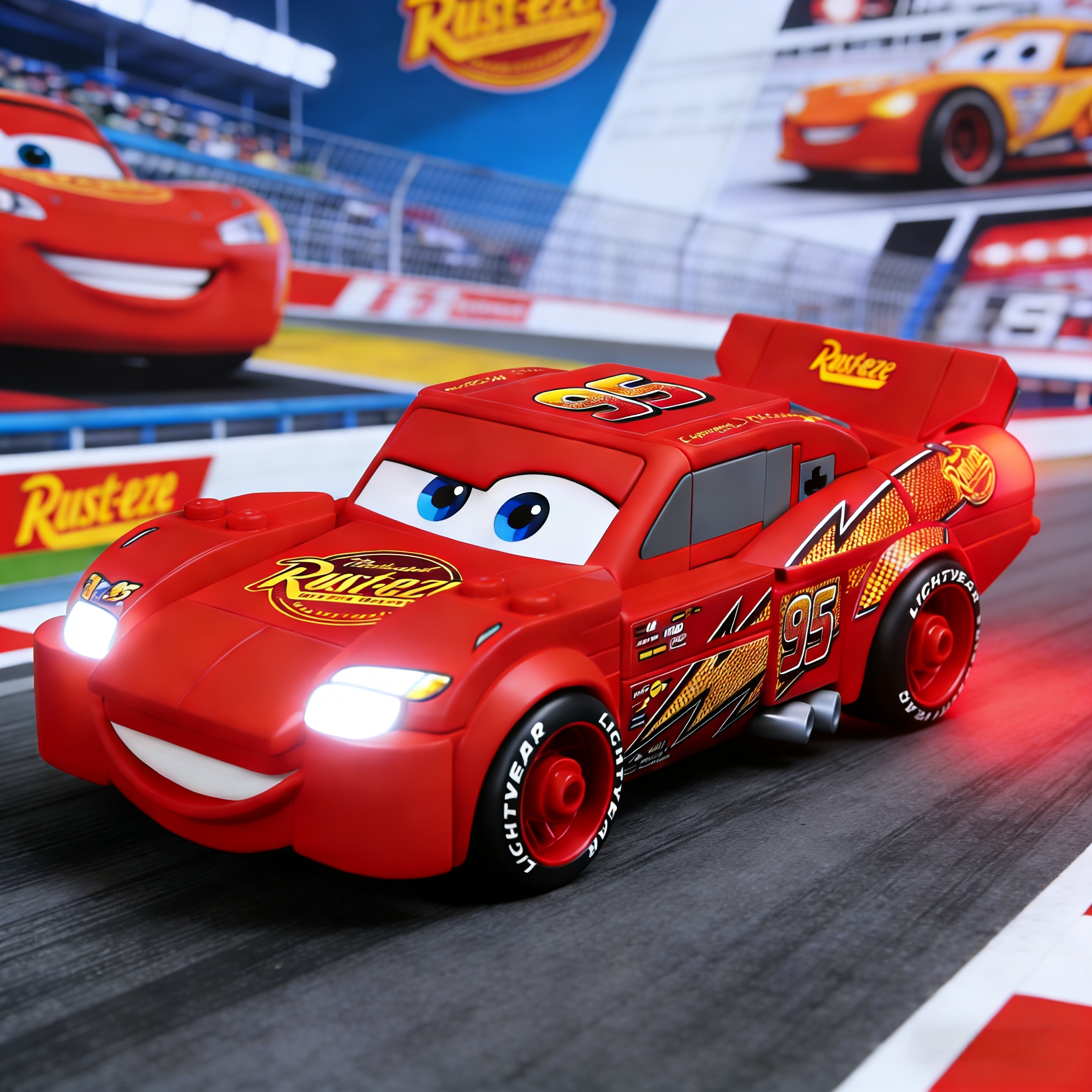 Lighting Mcqueen Decor - 5V LED Light (No Model) For