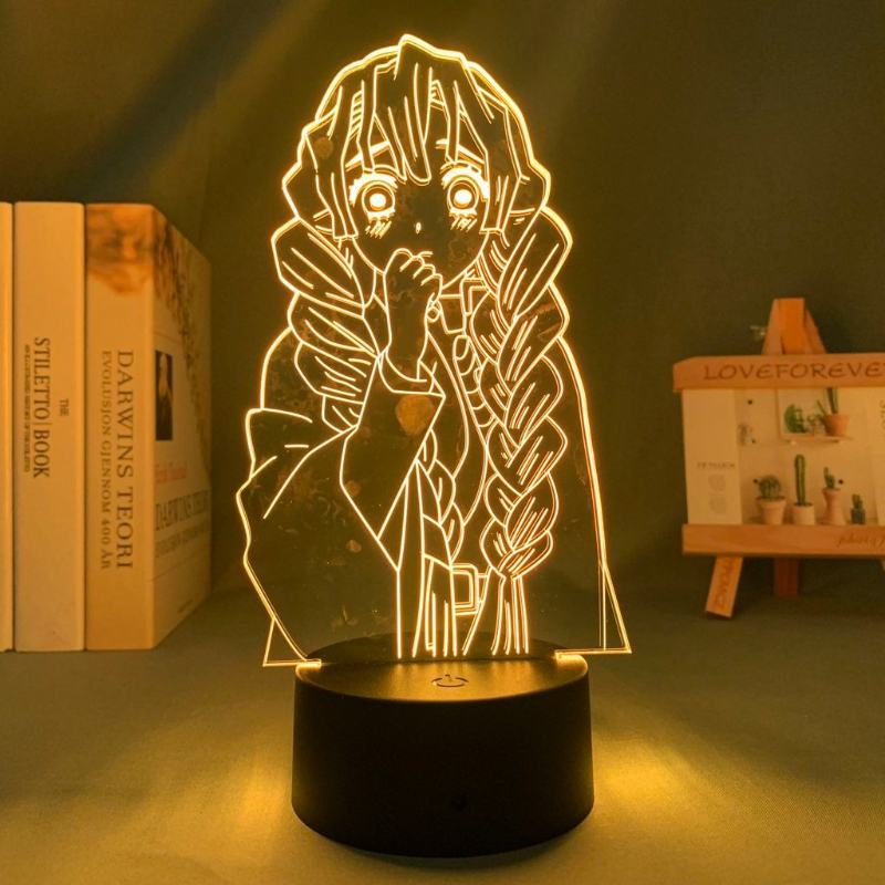 Lighting Decor Items - Demon Slayer Mitsuri Kanroji Anime Cartoon