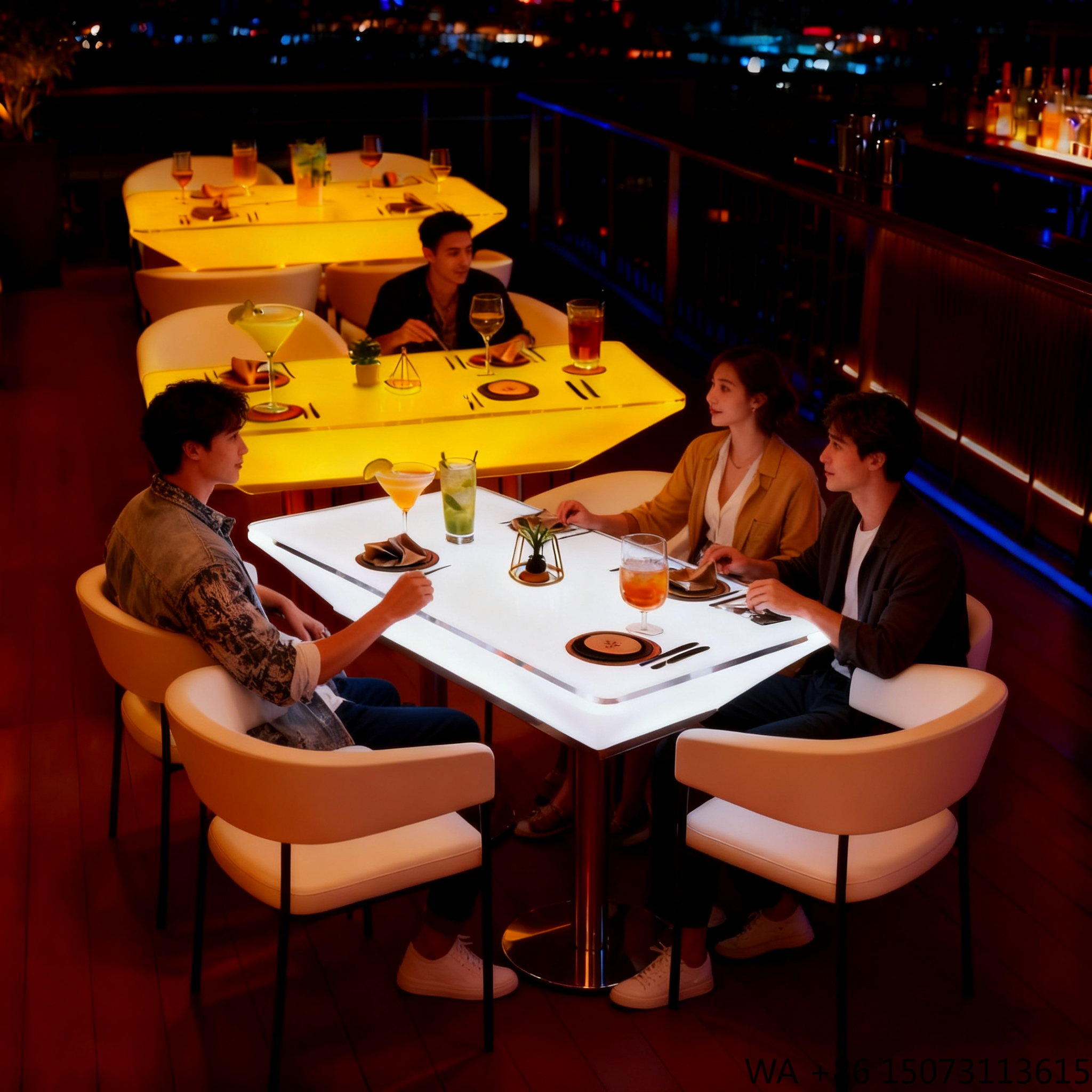 LED Decorative Dining Table Re - đánh giá và giá Lighting Decor Rentals