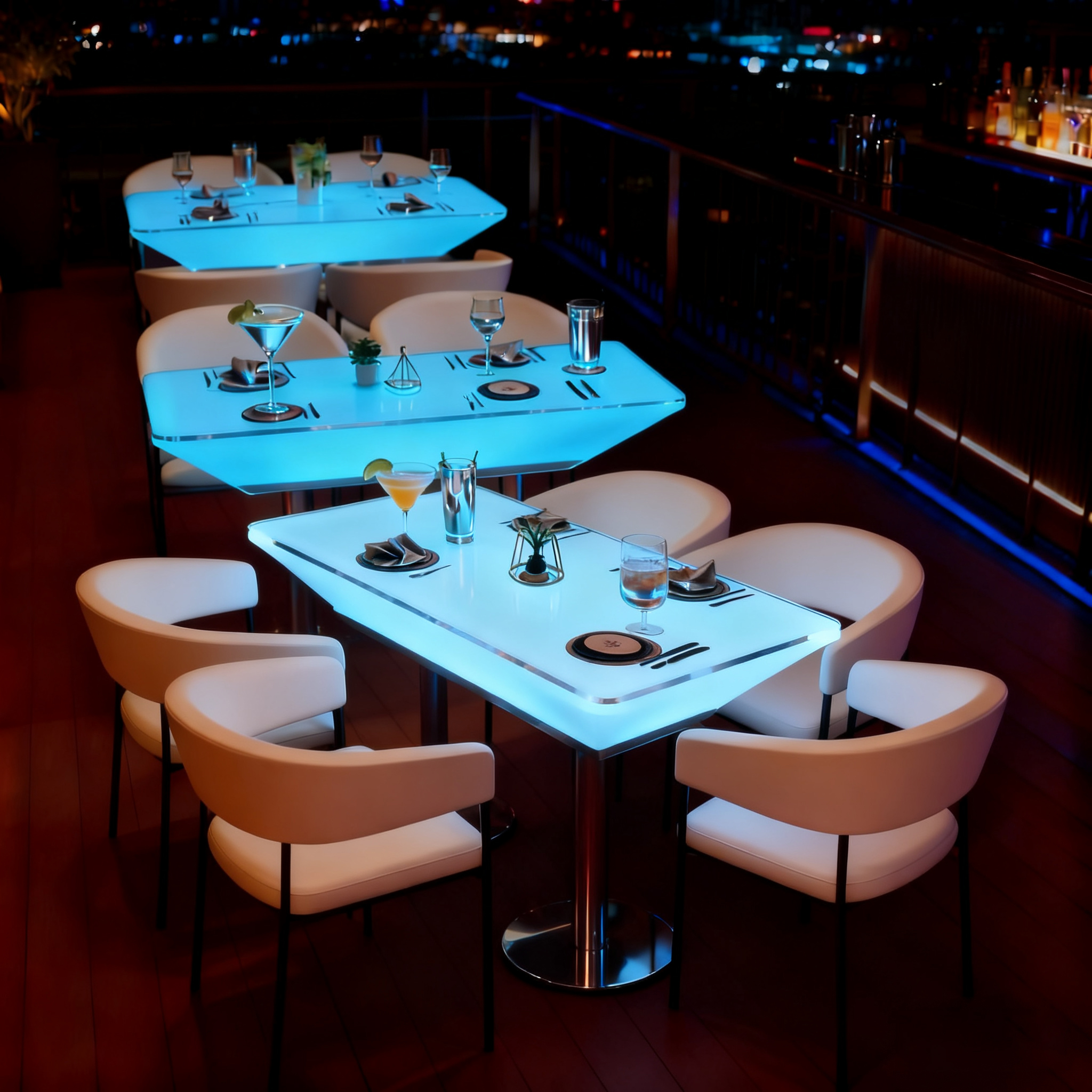 LED Decorative Dining Table Re - đánh giá và giá Lighting Decor Rentals