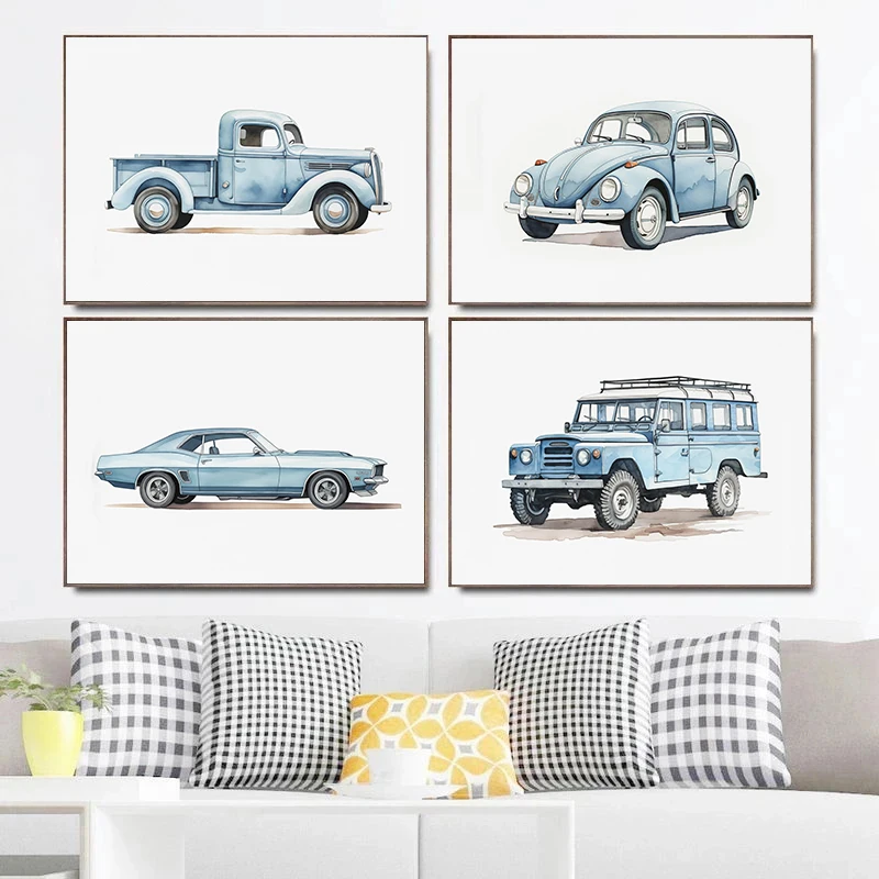 Classic Light Blue Car Vehicle - đánh giá và giá Lighting Decor Items