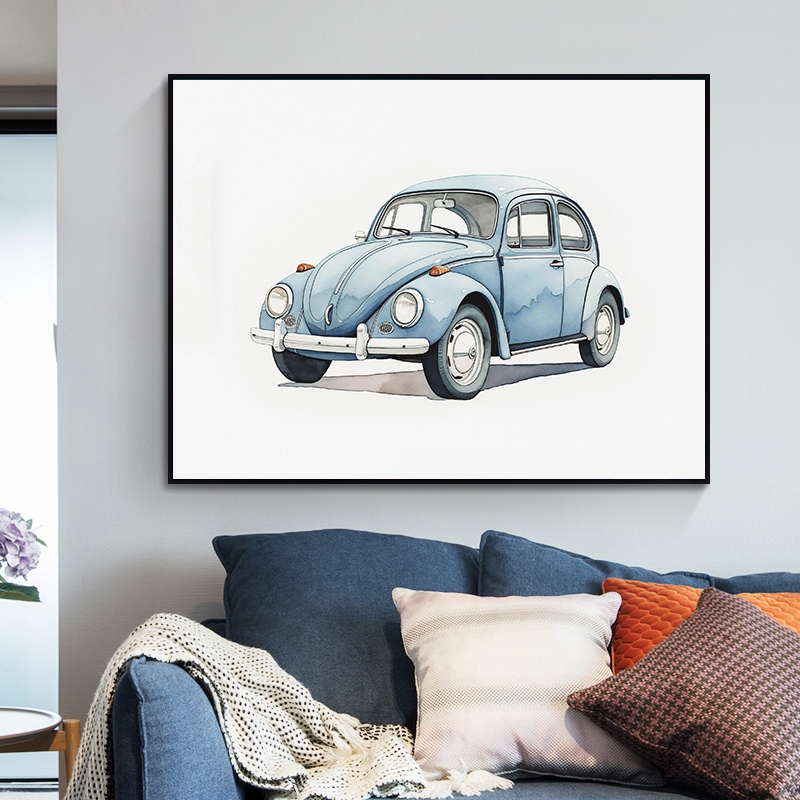 Classic Light Blue Car Vehicle - đánh giá và giá Lighting Decor Items