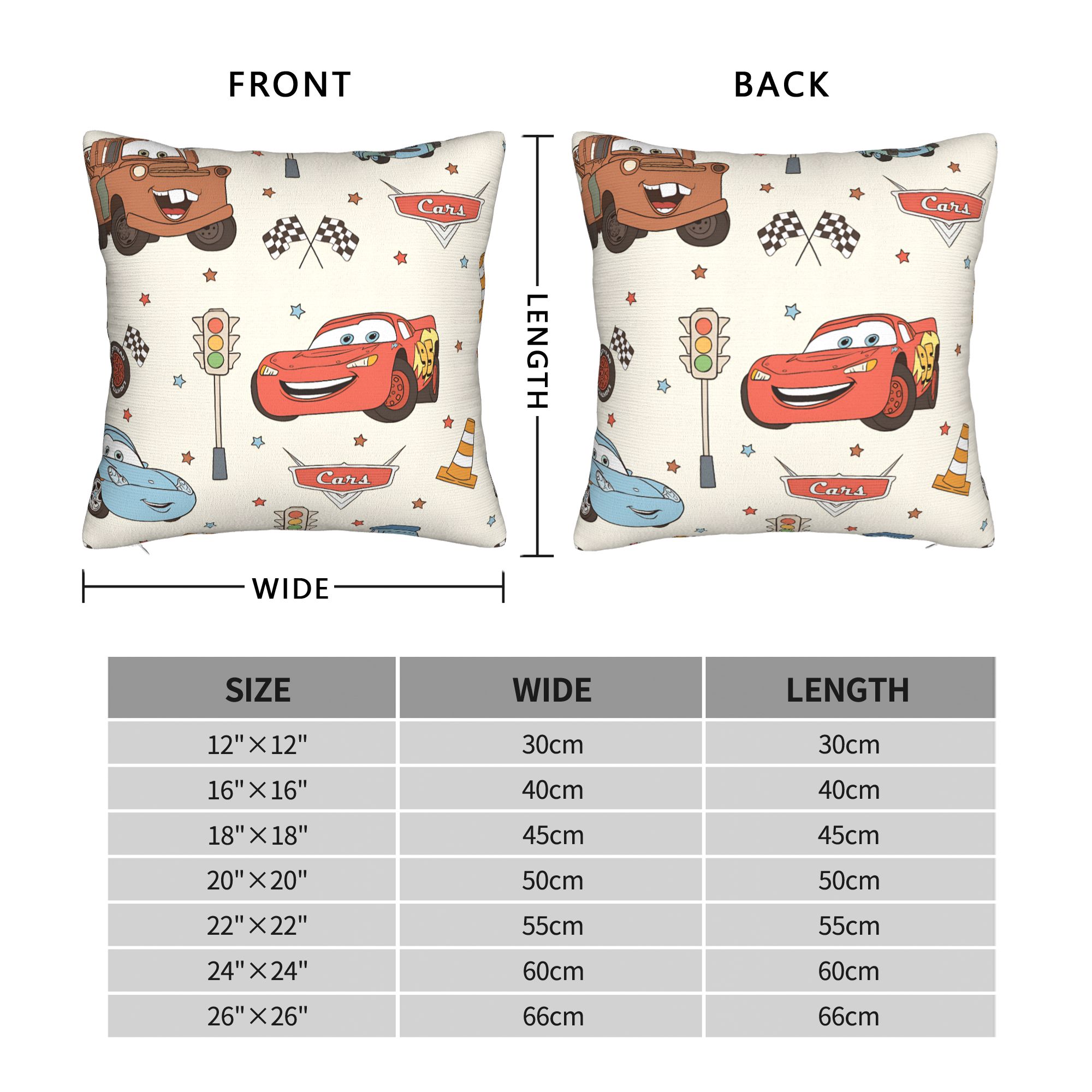 Pillow Cover Cars L-Lightning  - đánh giá và giá Lighting Mcqueen Decor
