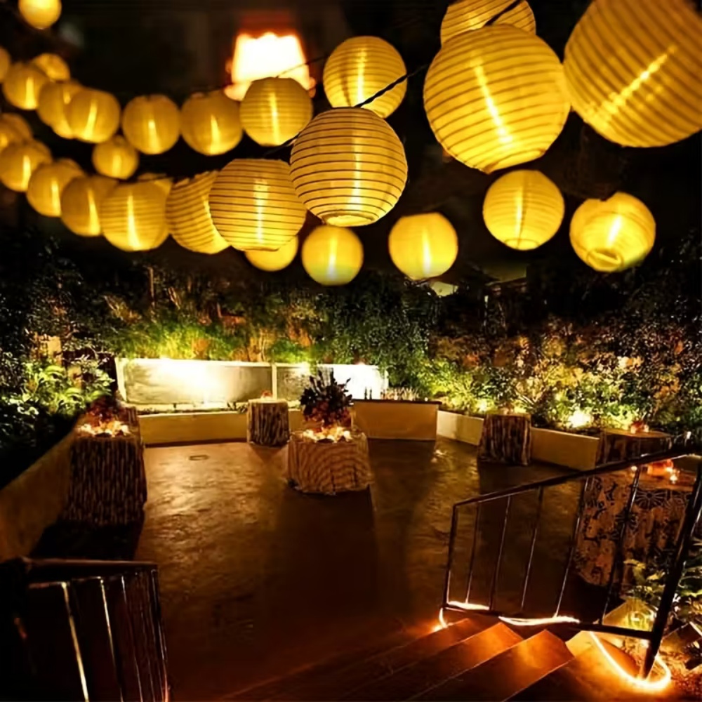 10LED/20LED Paper Lantern Stri - đánh giá và giá Lantern Paper Solar
