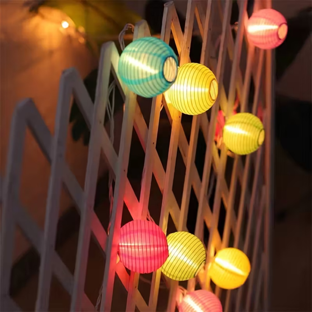 10LED/20LED Paper Lantern Stri - đánh giá và giá Lantern Paper Solar