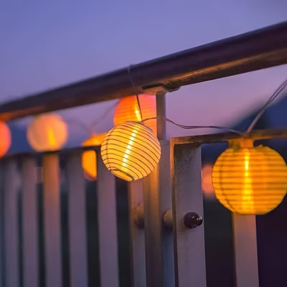 10LED/20LED Paper Lantern Stri - đánh giá và giá Lantern Paper Solar