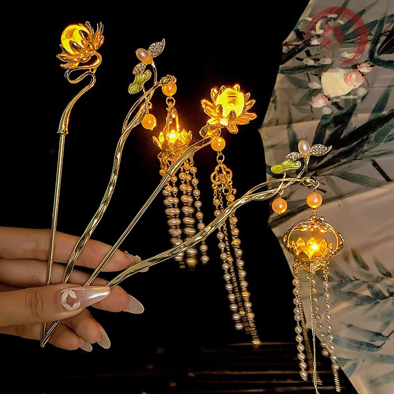 Luminous Flower Hairpin Exquis - đánh giá và giá Lighting Decor Items