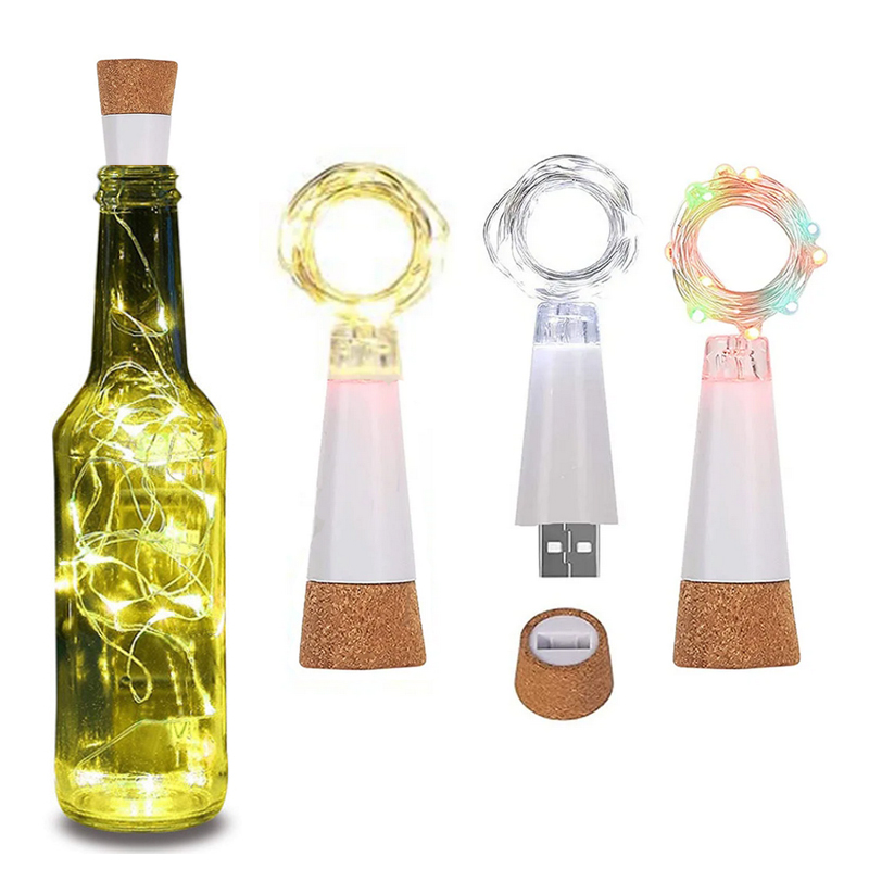 20 LEDs Cork Bottle Fairy Ligh - đánh giá và giá Decor Lighting Cork