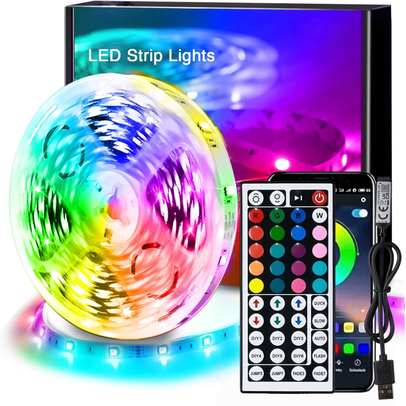 DC 5V USB LED Strip Lights APP - đánh giá và giá Lighting Decor For Room