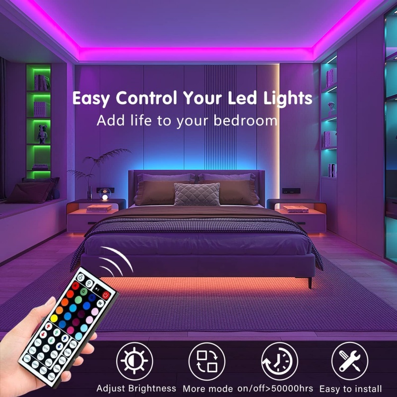 DC 5V USB LED Strip Lights APP - đánh giá và giá Lighting Decor For Room
