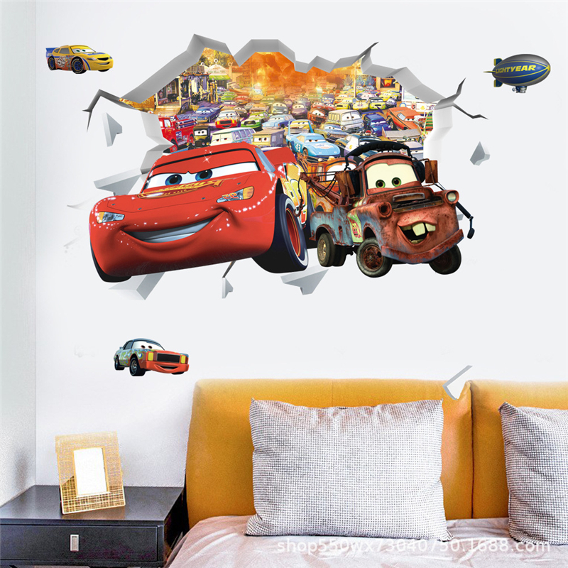 3D Cartoon Car Lighting McQuee - đánh giá và giá Lighting Mcqueen Decor