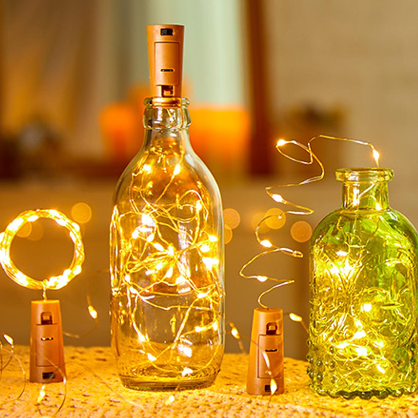 LED Bar Wine Bottle Cork Strin - đánh giá và giá Decor Lighting Cork