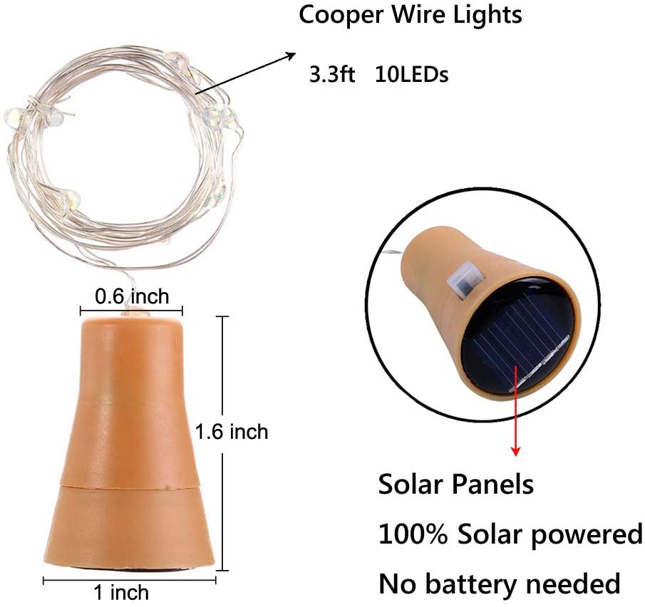 1m/1.5m/2m Led String Light Bo - đánh giá và giá Decor Lighting Cork