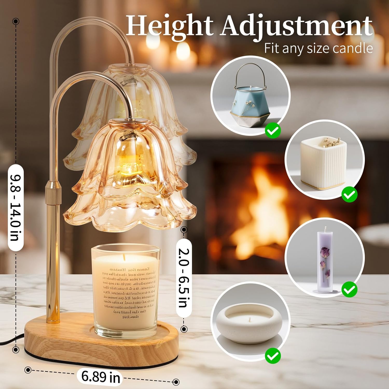 Candle Warmer Lamp with Timer  - đánh giá và giá Wax Melter Electric