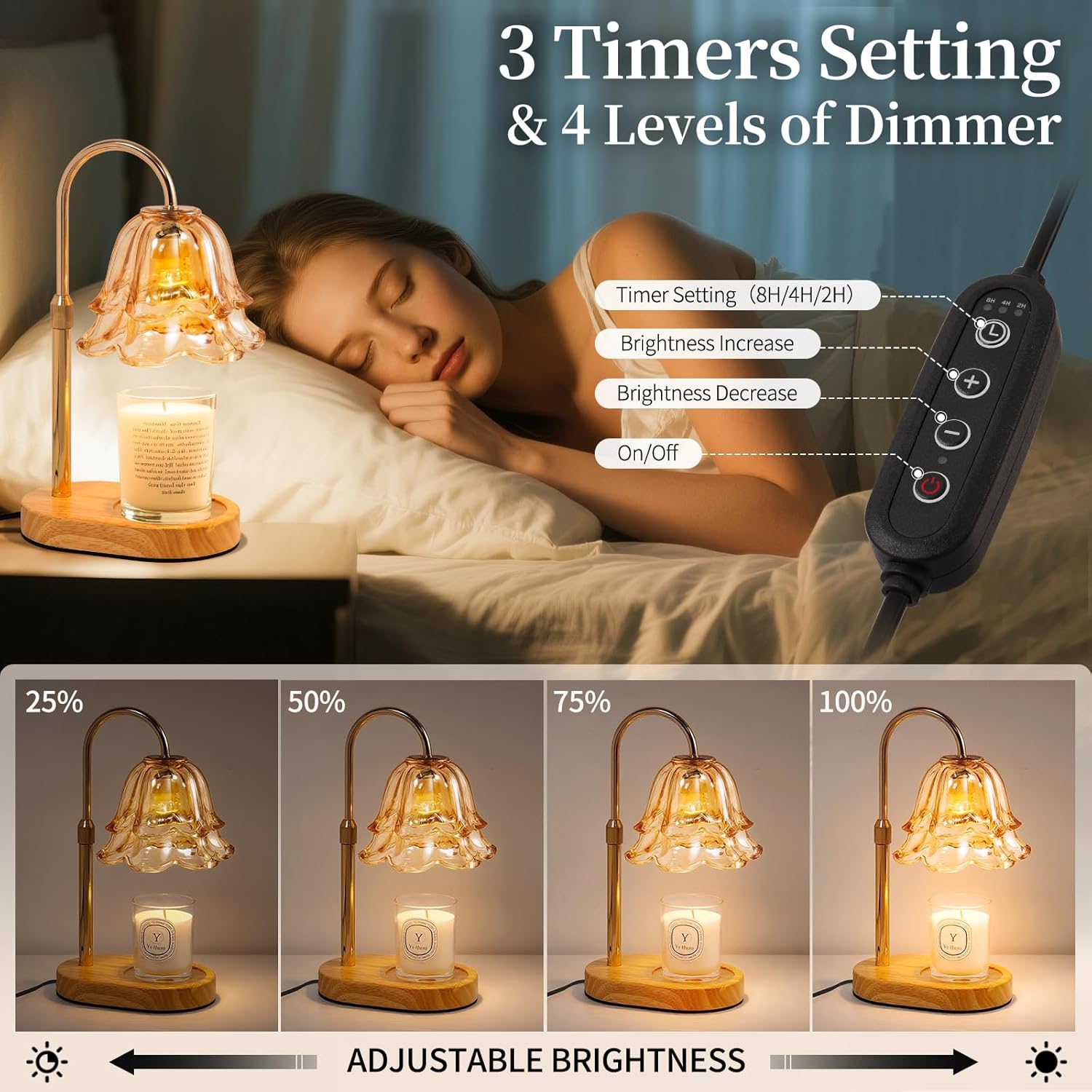 Candle Warmer Lamp with Timer  - đánh giá và giá Wax Melter Electric