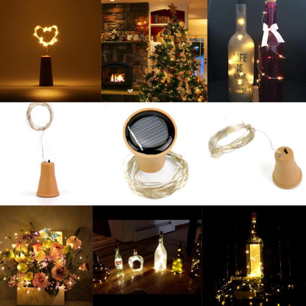 Wine Bottle Lights With Cork L - đánh giá và giá Decor Lighting Cork