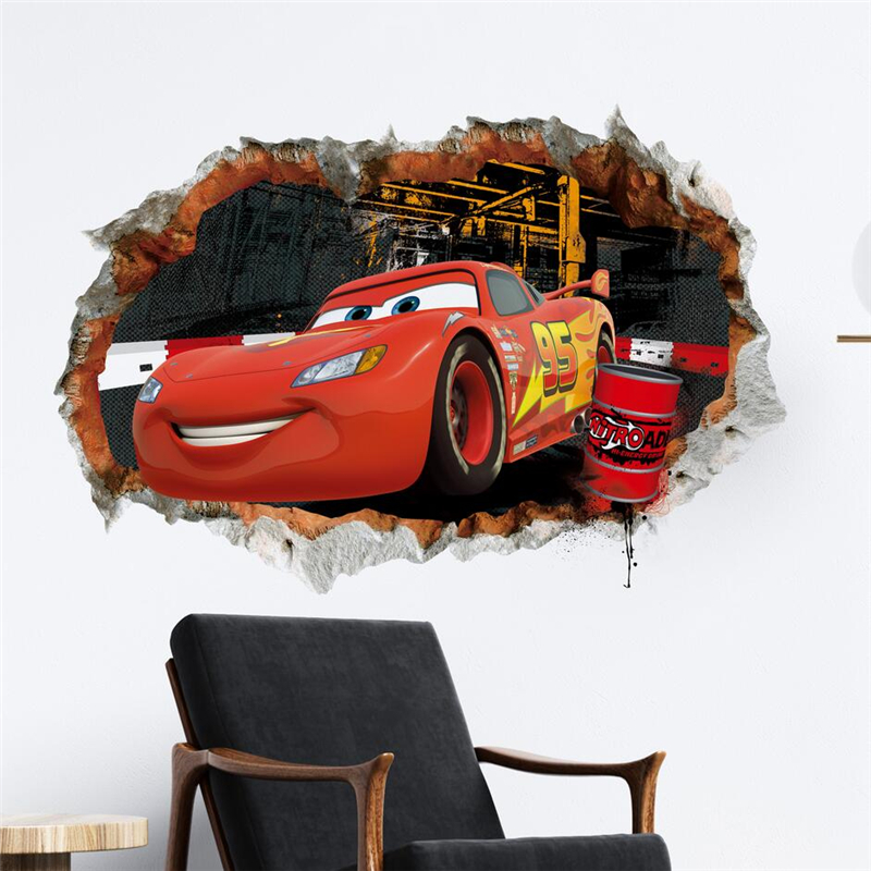 3D Cartoon Lightning McQueen   - đánh giá và giá Lighting Mcqueen Decor