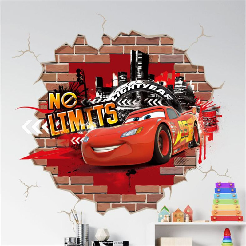 3D Cartoon Lightning McQueen   - đánh giá và giá Lighting Mcqueen Decor