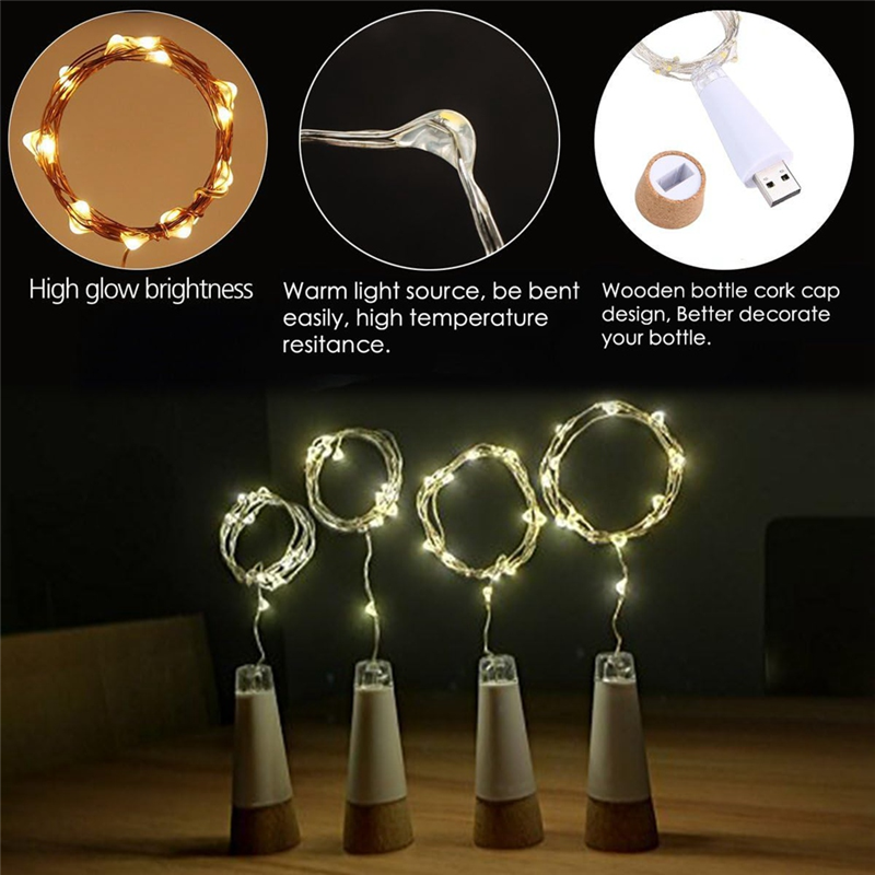 RMWIN-2PCS USB Powered Battery - đánh giá và giá Decor Lighting Cork