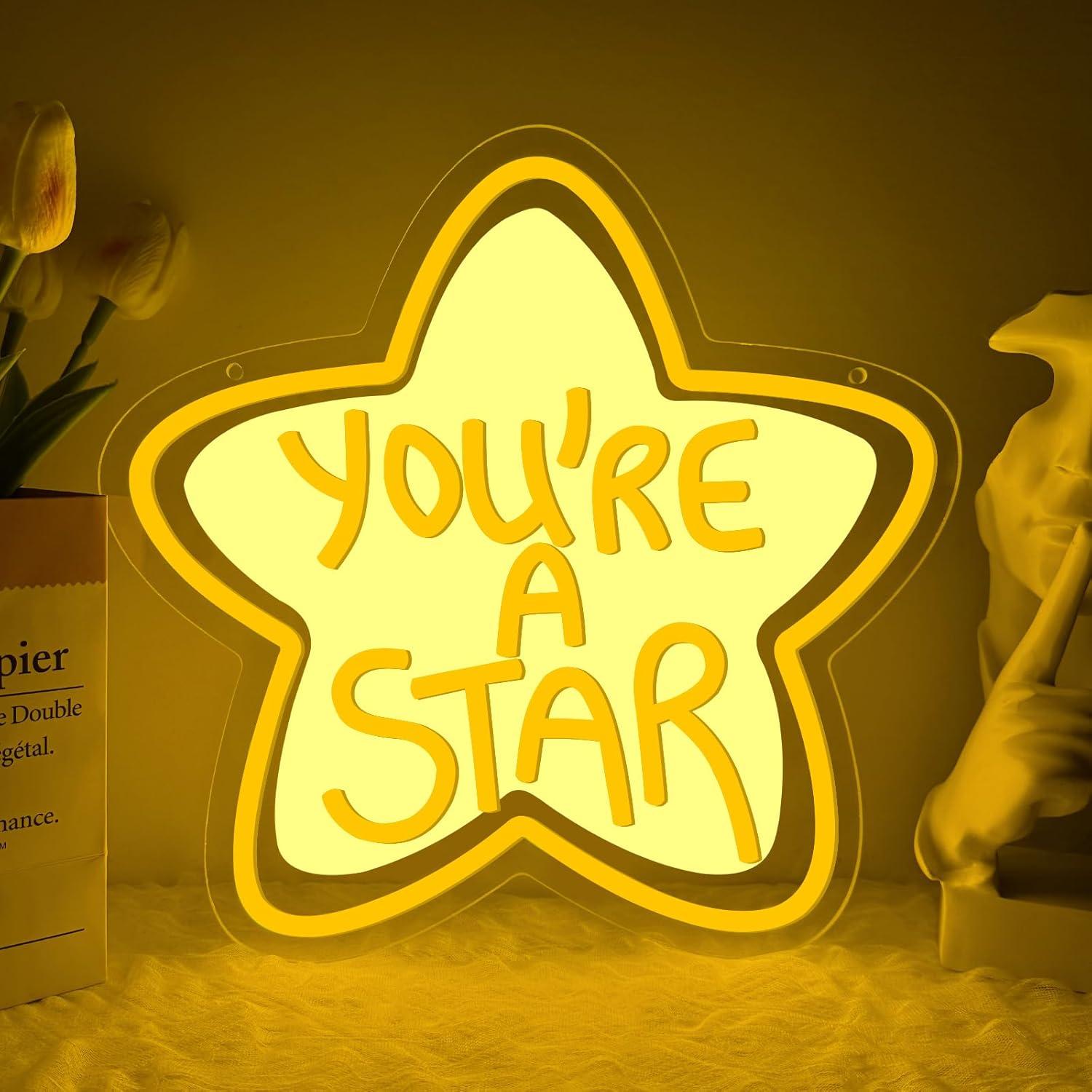 You're A Star Neon Sign USB Di - đánh giá và giá Lighting Decor For Room