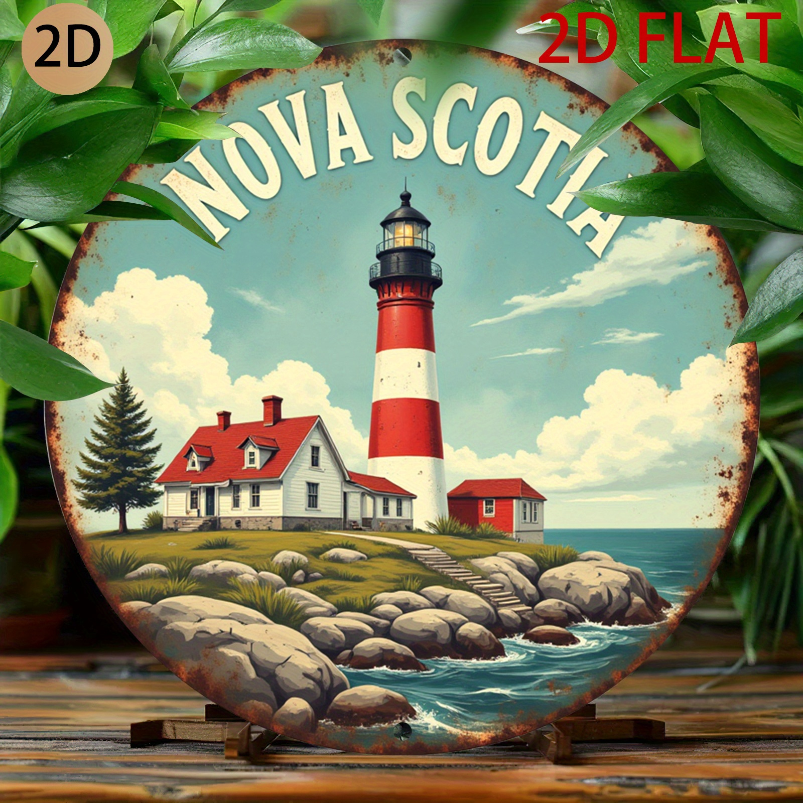 Nova Scotia Lighthouse Coastal - đánh giá và giá Nova Decor & Lighting Vase Glass Brun 26Cm