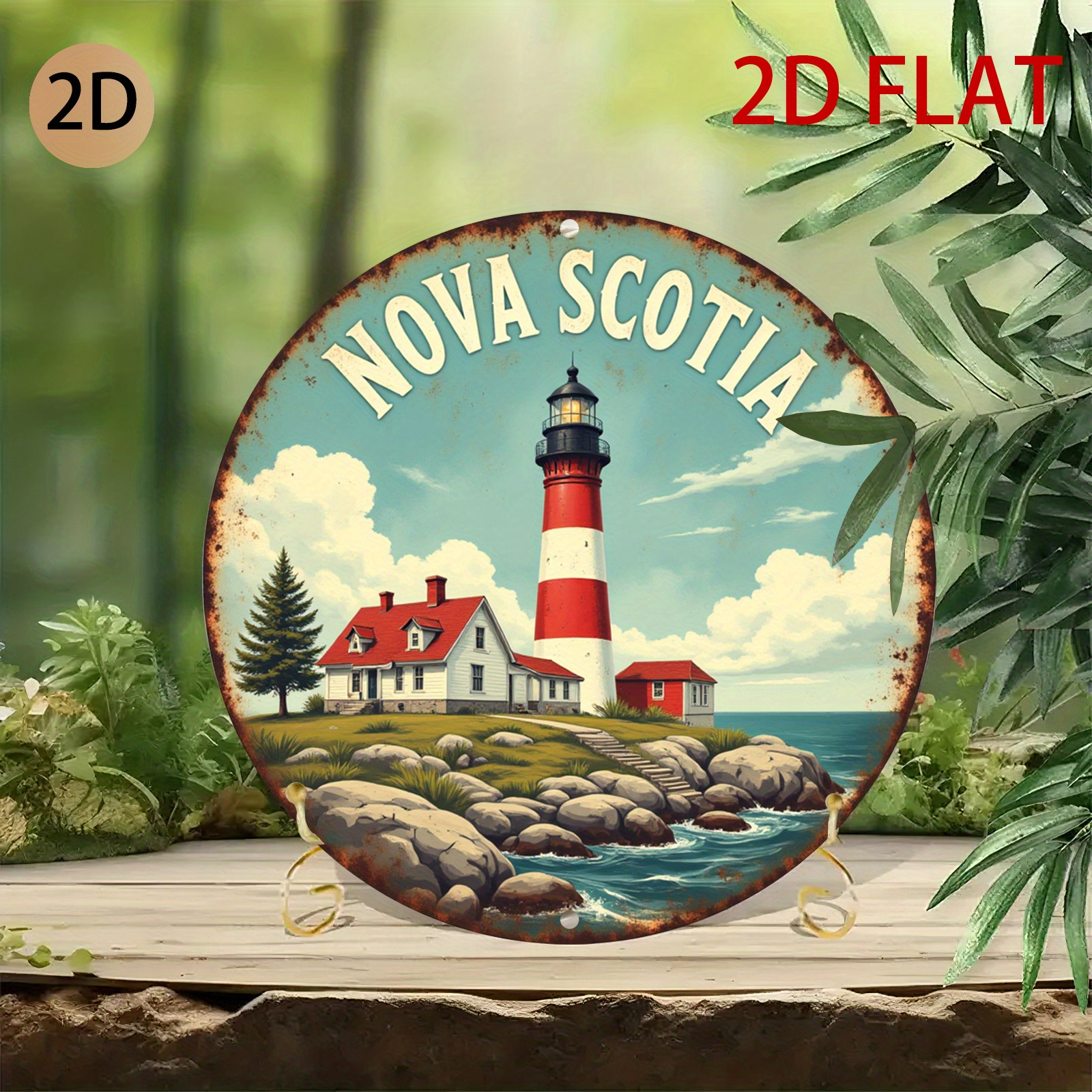 Nova Scotia Lighthouse Coastal - đánh giá và giá Nova Decor & Lighting Vase Glass Brun 26Cm