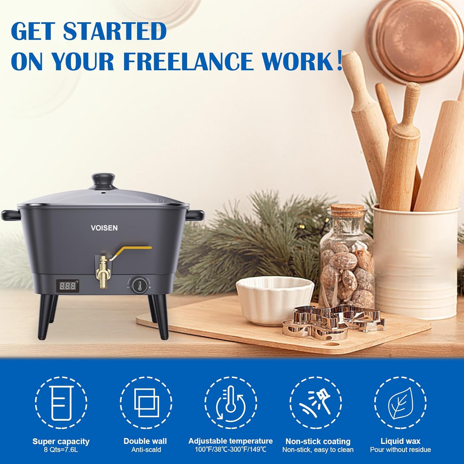 8Qt Electric Wax Melter for Ca - đánh giá và giá Wax Melter Electric