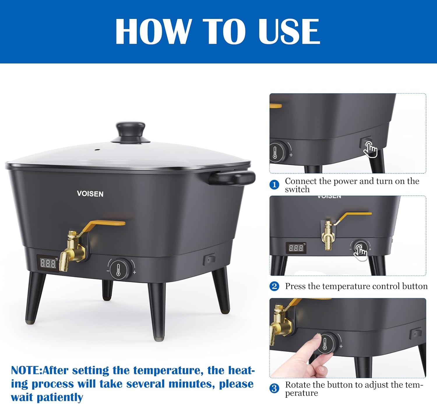 8Qt Electric Wax Melter for Ca - đánh giá và giá Wax Melter Electric