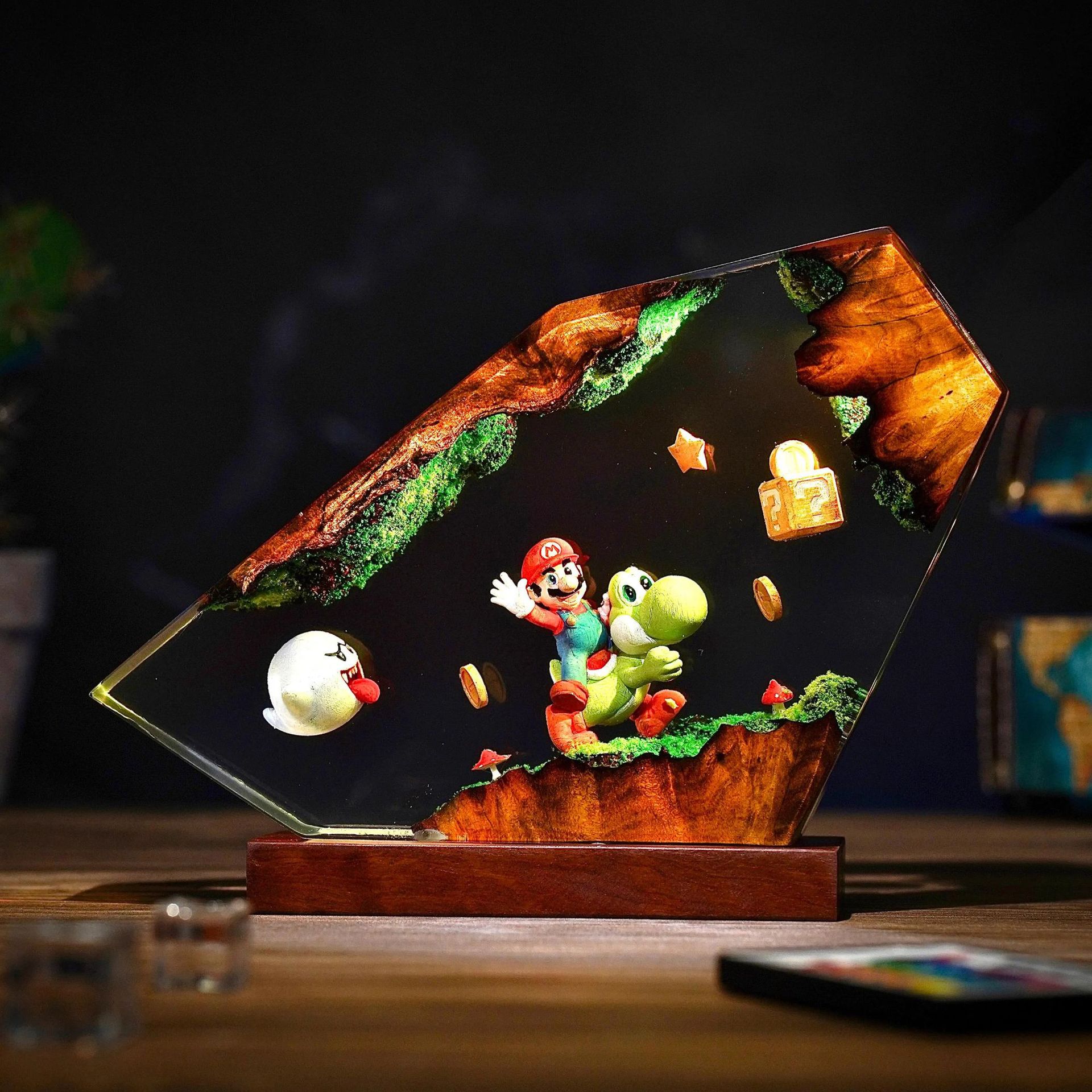 Table Resin Lamp Cartoon Anime - đánh giá và giá Lighting Decor Items