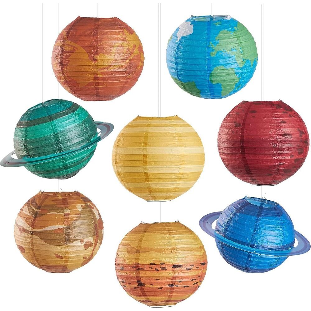 Foldable Hanging Planet Paper  - đánh giá và giá Lantern Paper Solar