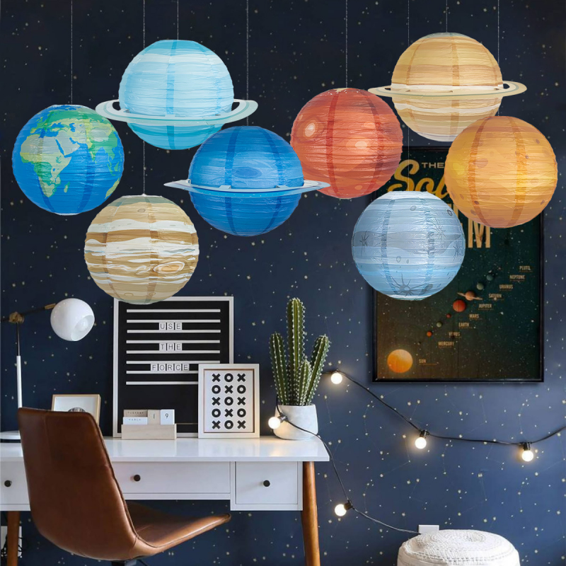 Solar System Eight Planets Sta - đánh giá và giá Lantern Paper Solar