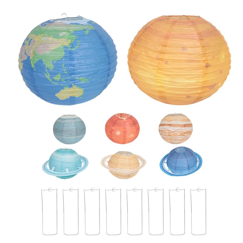 A93Z 8Pcs Space Paper Lanterns - đánh giá và giá Lantern Paper Solar