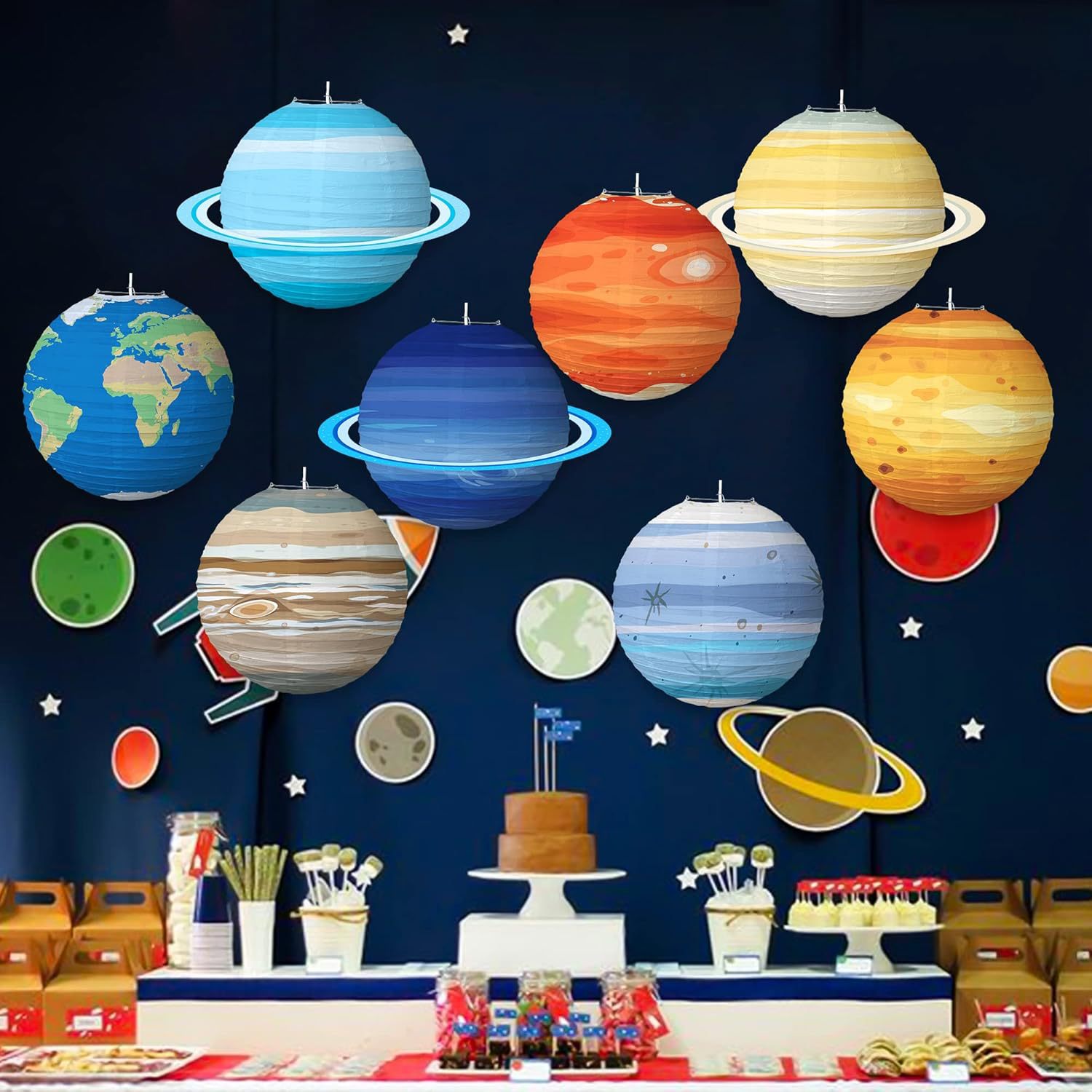Solar System Creative Planet P - đánh giá và giá Lantern Paper Solar