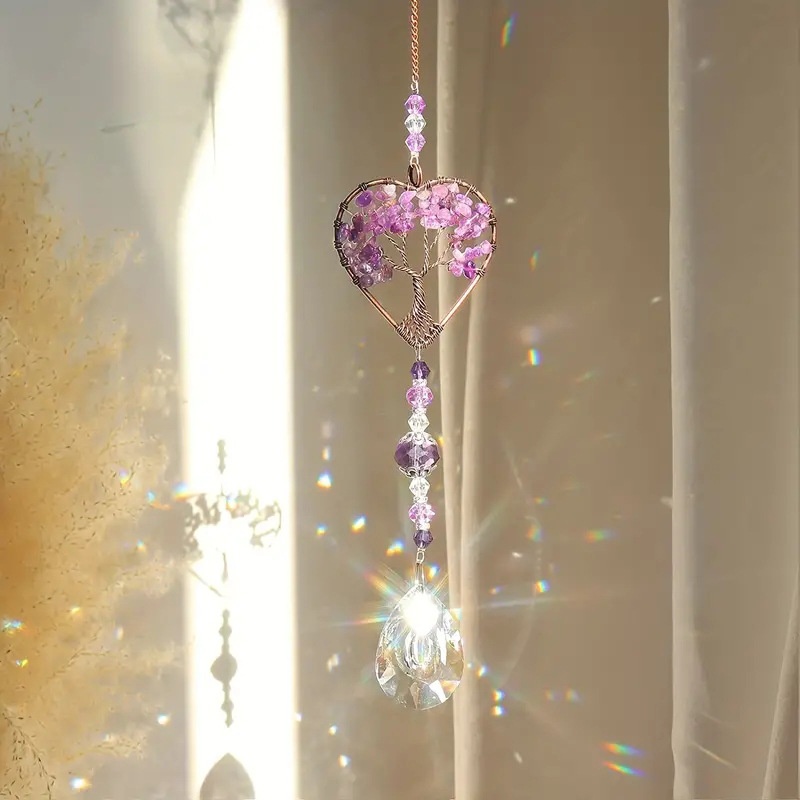 Crystal Wind Chime Pendant Win - đánh giá và giá Lighting Tree Decor