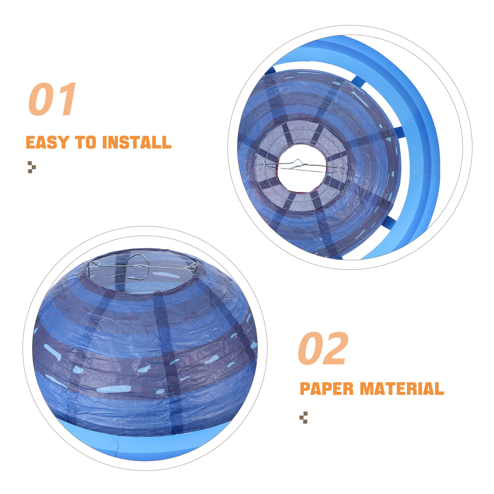 4Pcs Paper Planet Lanterns Sol - đánh giá và giá Lantern Paper Solar