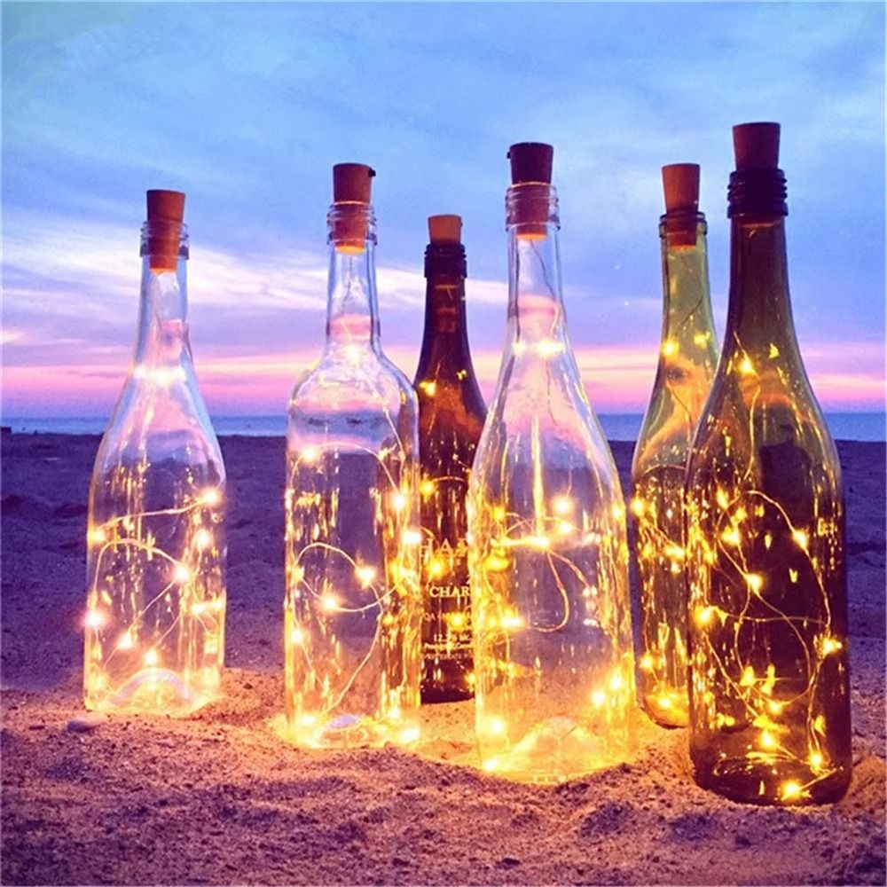 2M Solar Cork String Lights 20 - đánh giá và giá Decor Lighting Cork