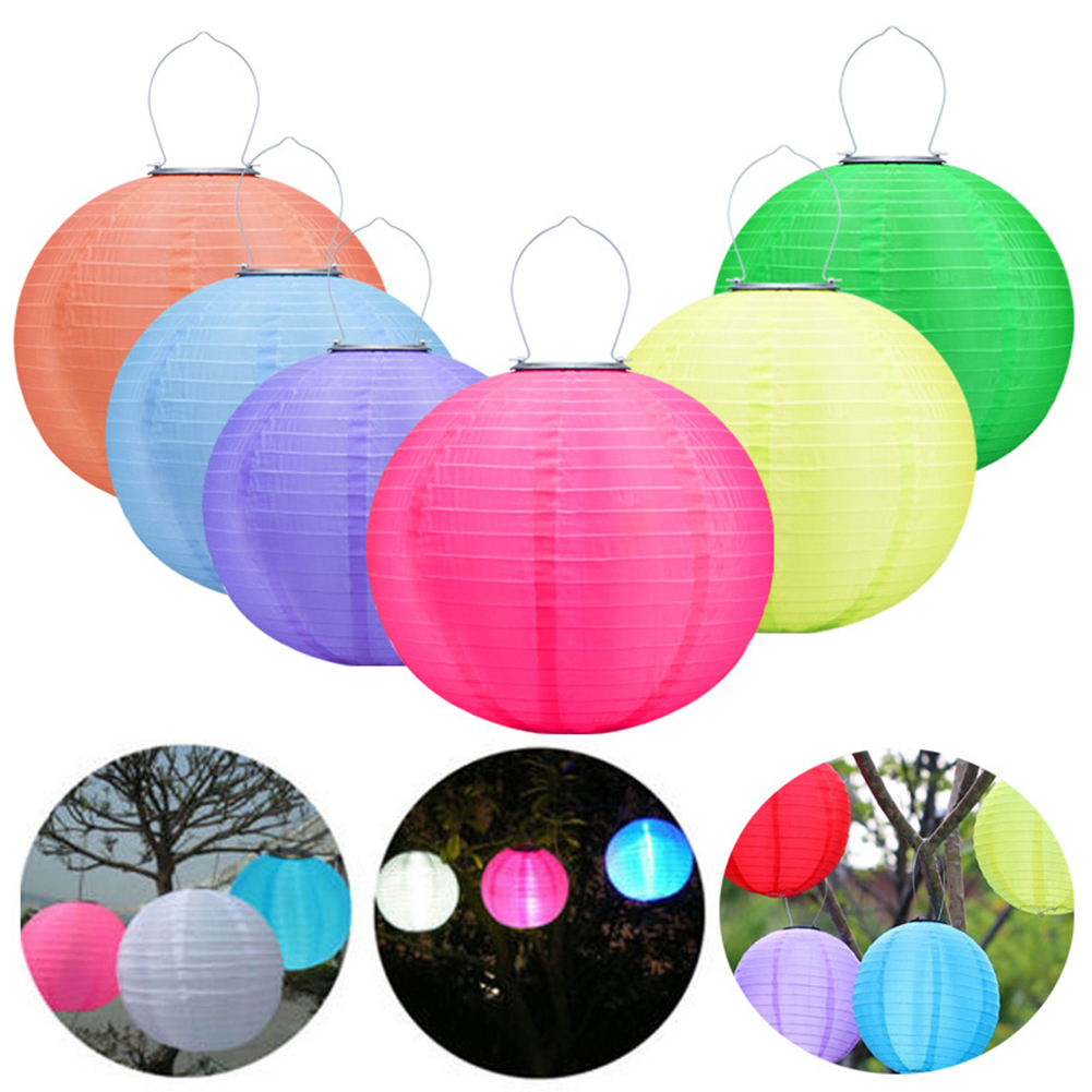LED Solar Cloth Chinese Lanter - đánh giá và giá Lantern Paper Solar