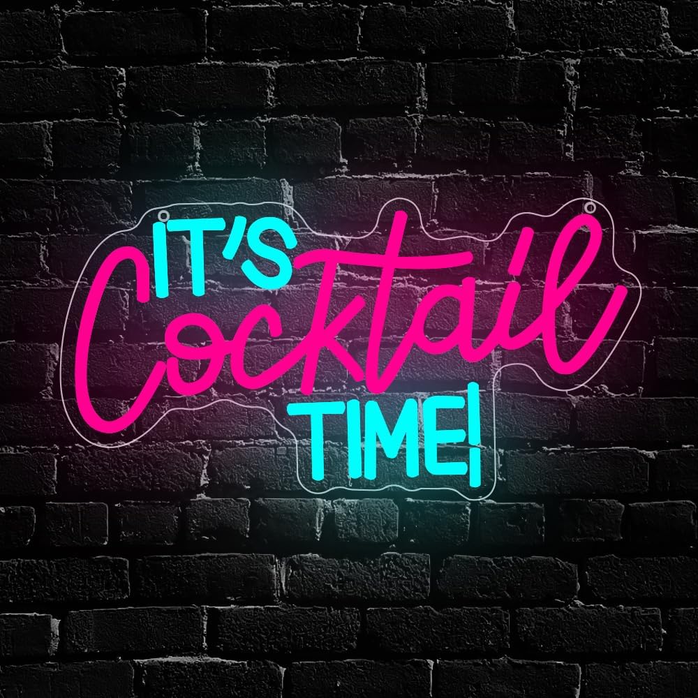 Cocktails Neon Sign USB Powere - đánh giá và giá Lighting Decor For Room