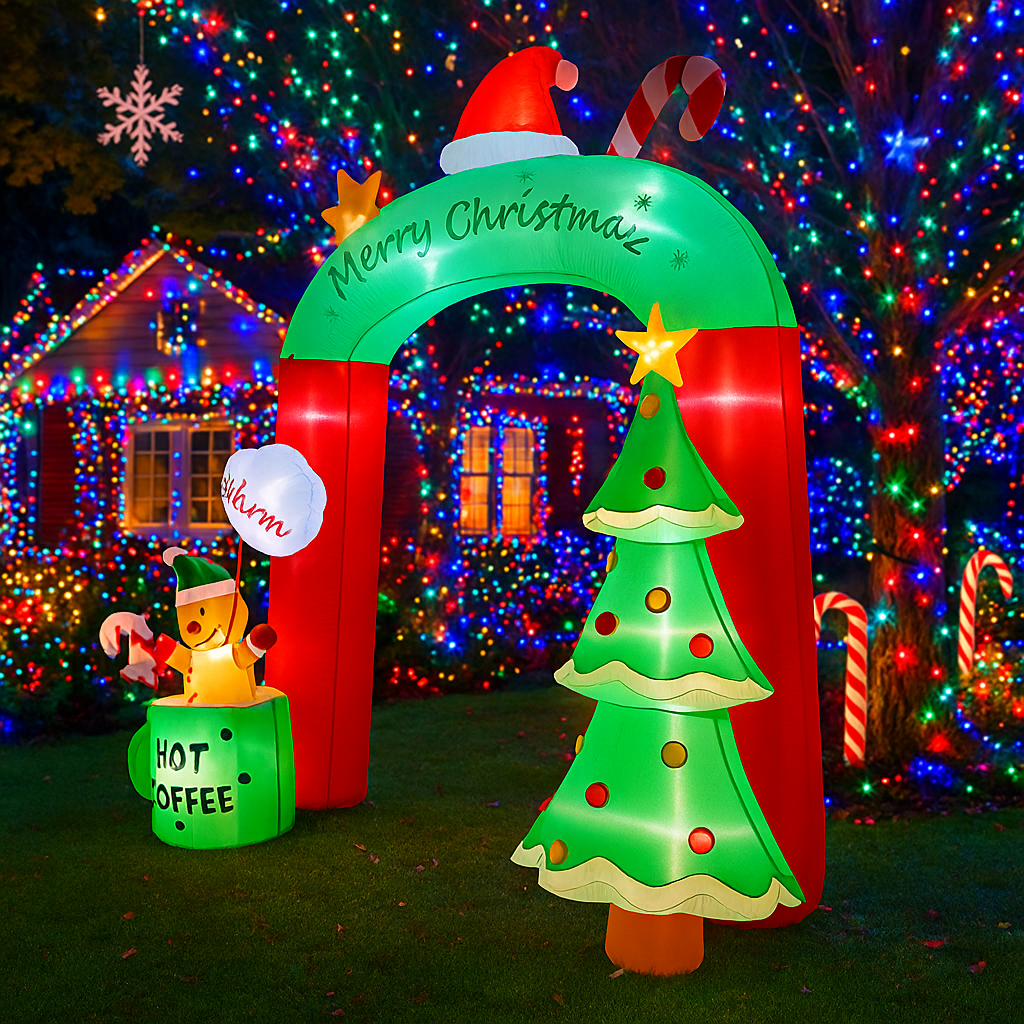 2.7M/8.8FT Inflatable Christma - đánh giá và giá Lighting Tree Decor