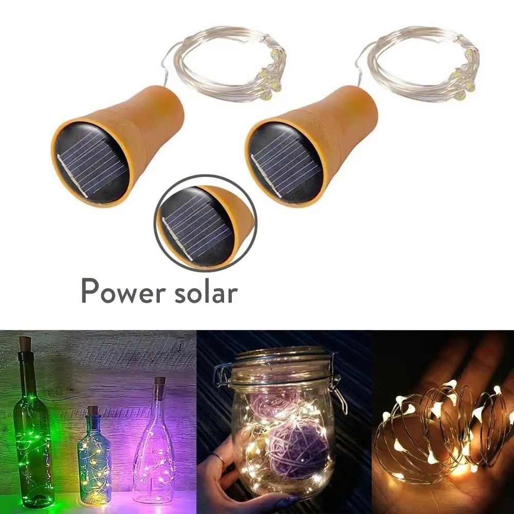 2M Solar Cork String Lights Co - đánh giá và giá Decor Lighting Cork