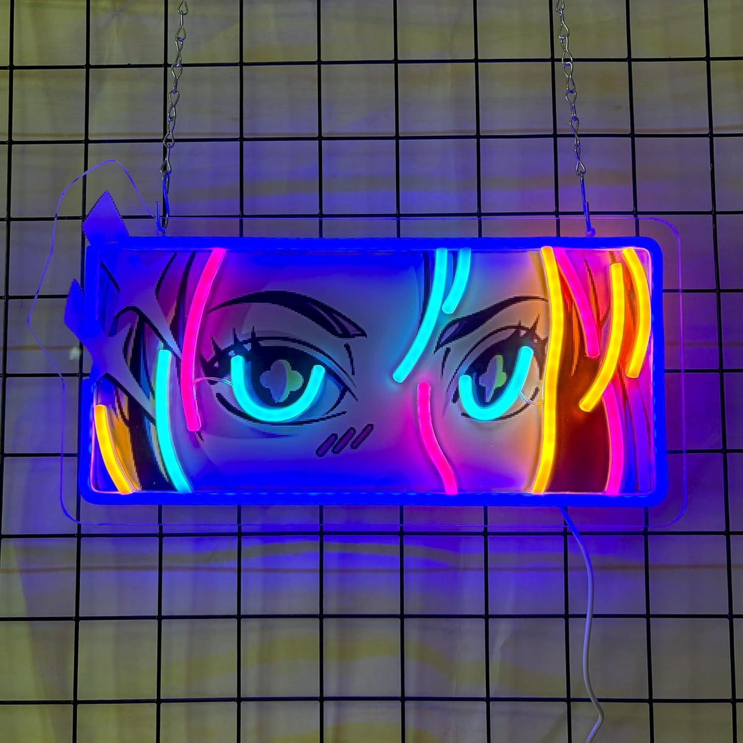 Passionate Eyes Neon Sign USB  - đánh giá và giá Lighting Decor For Room