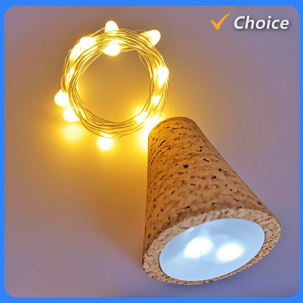 Wodden Bar LED Wine Bottle Cor - đánh giá và giá Decor Lighting Cork