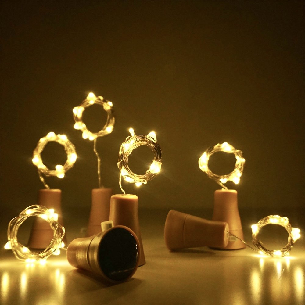 10/20LEDs Solar Wine Bottle St - đánh giá và giá Lantern Paper Solar