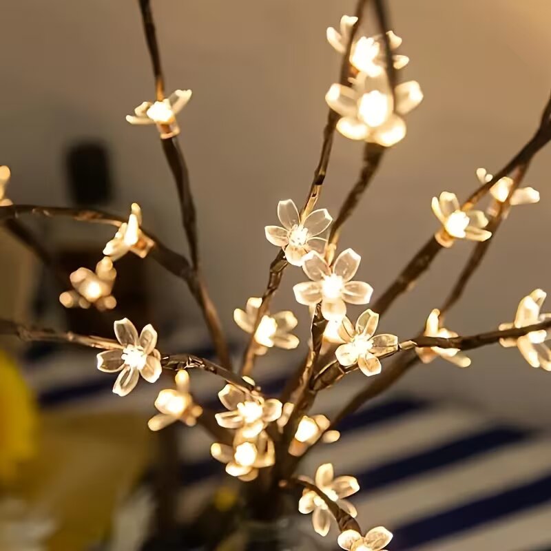 1/2PC 20LED Cherry Blossom Tre - đánh giá và giá Lighting Tree Decor
