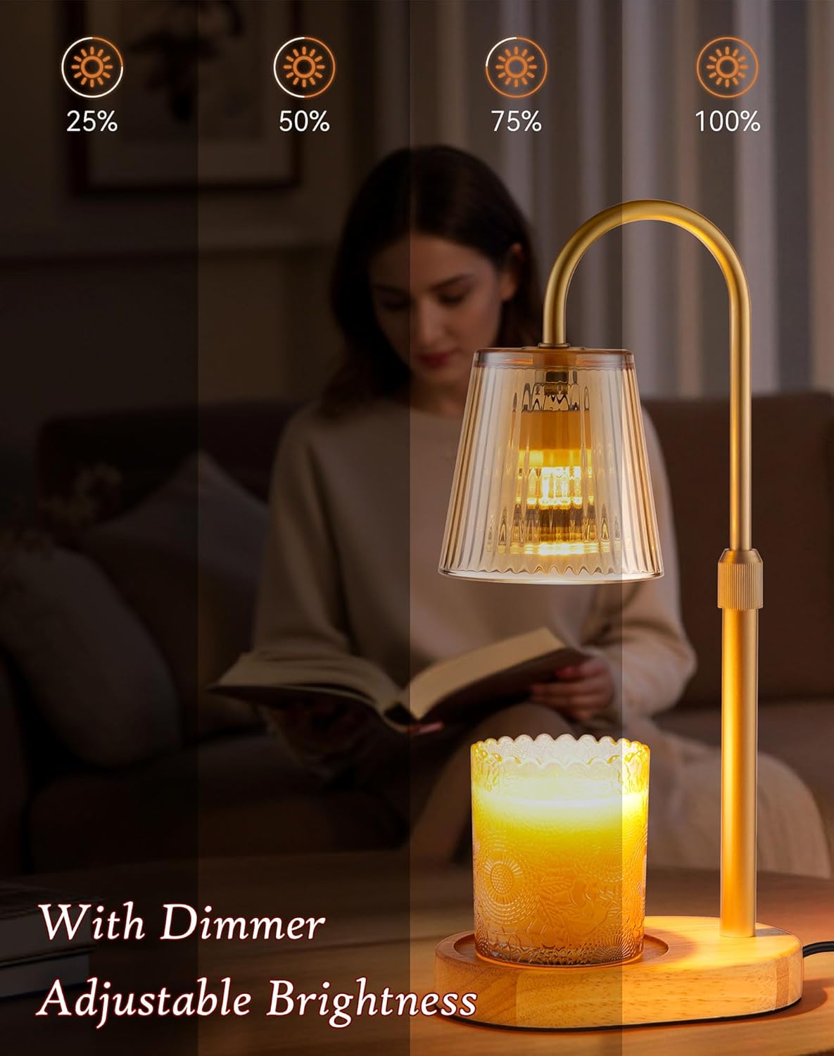 Adjustable Candle Warmer Lamp  - đánh giá và giá Wax Melter Electric
