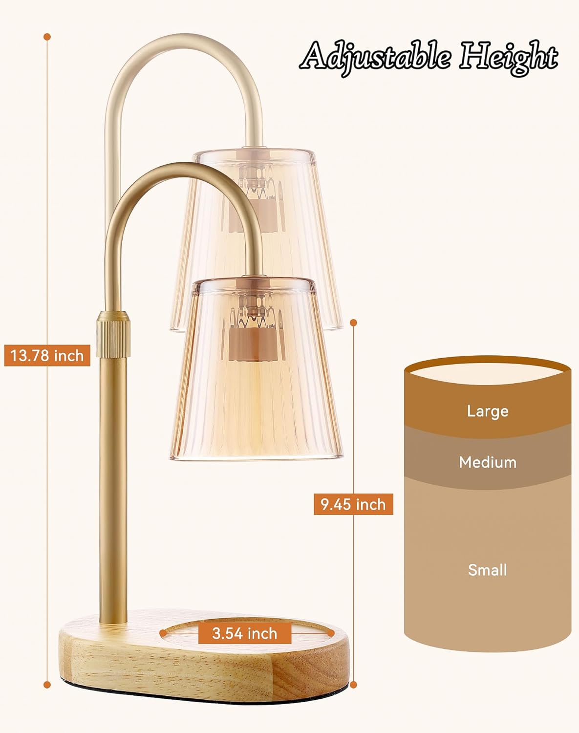 Adjustable Candle Warmer Lamp  - đánh giá và giá Wax Melter Electric