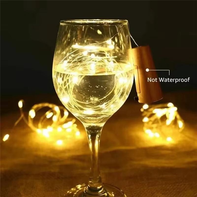 ABEZ 10Pcs Solar Wine Bottle C - đánh giá và giá Decor Lighting Cork