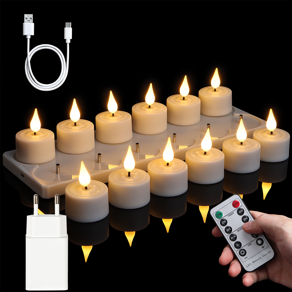 LED Candle Light Rechargeable  - đánh giá và giá Lighting Decor Items