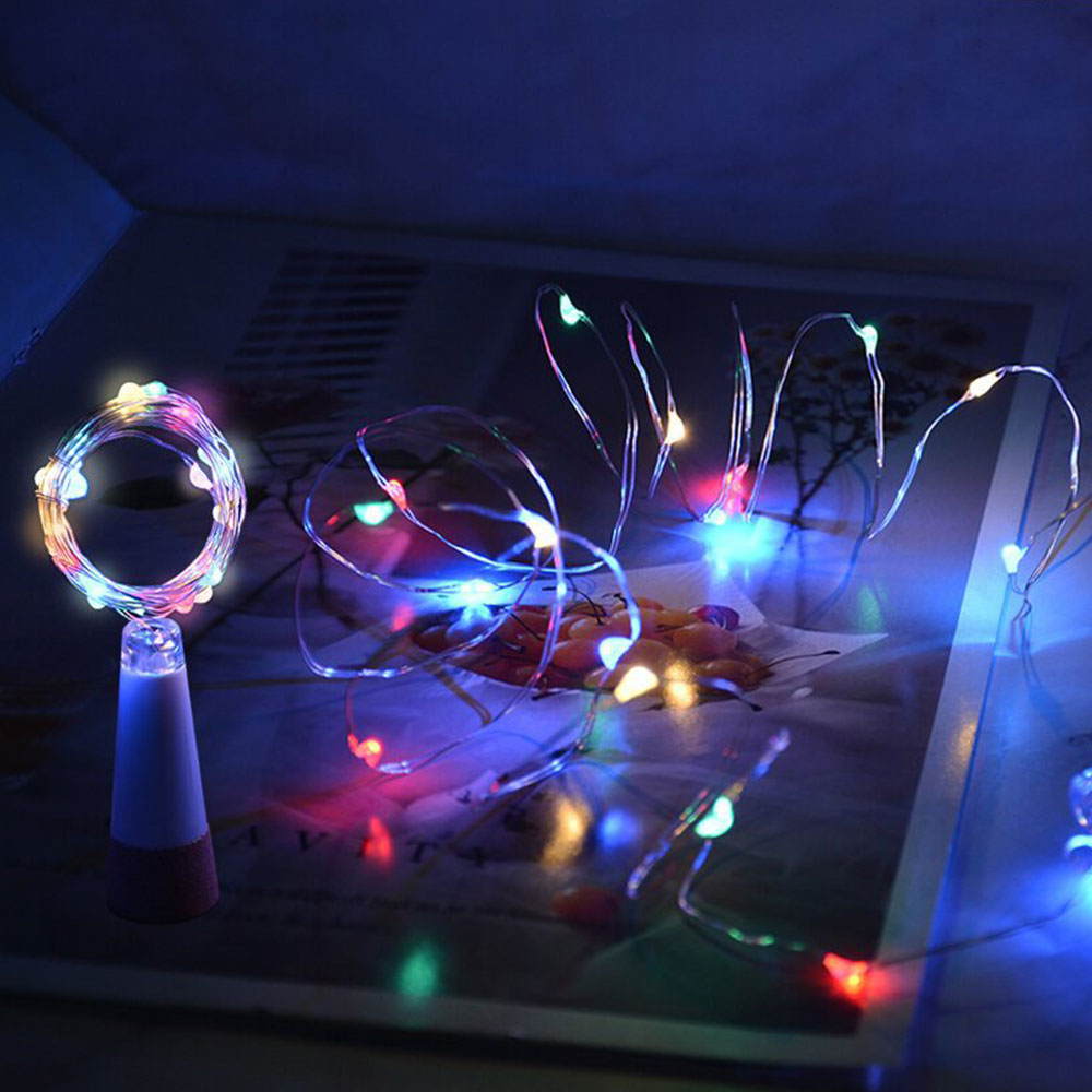 2m 20 LED Wishing Bottle Cork  - đánh giá và giá Decor Lighting Cork