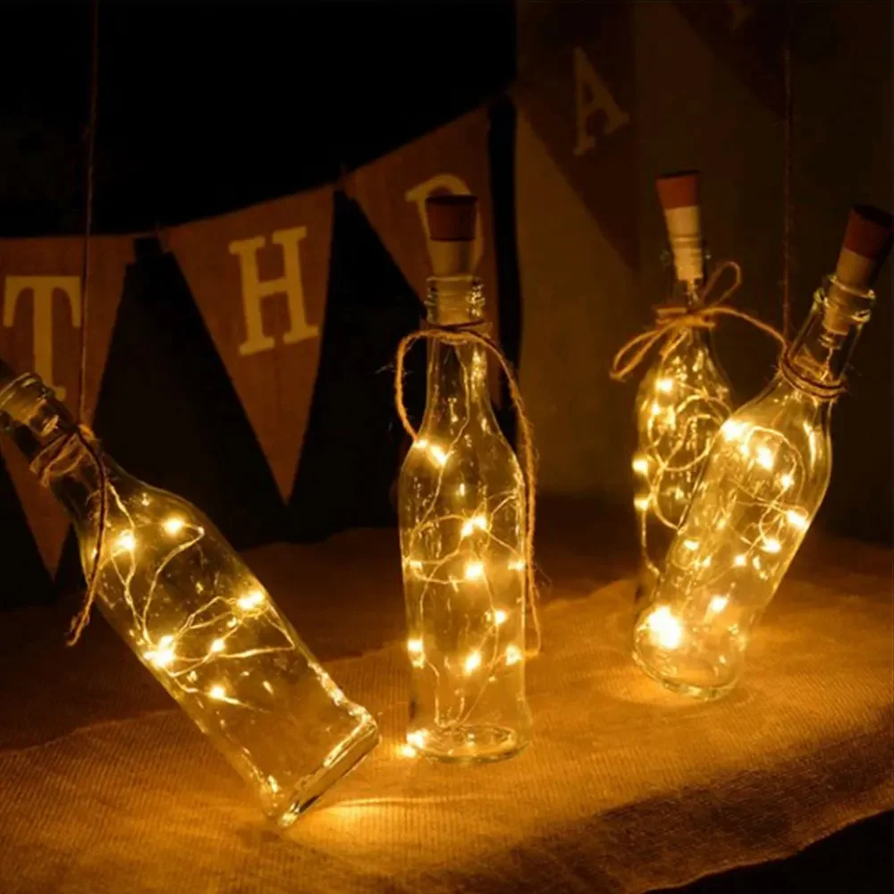 2m 20 LED Wishing Bottle Cork  - đánh giá và giá Decor Lighting Cork